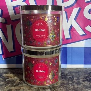 Bath & Body Works 3-Wick candles